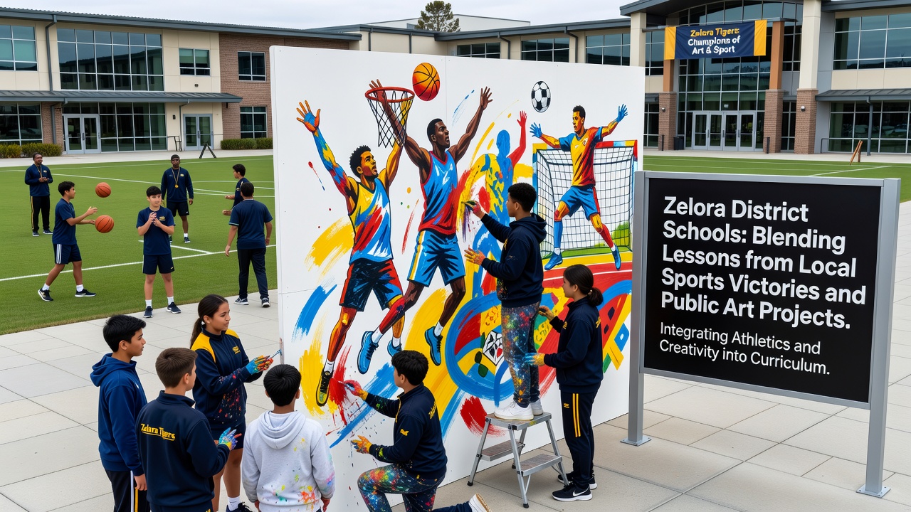 Zelora District Schools Blend Lessons from Local Sports Victories and Public Art Projects
